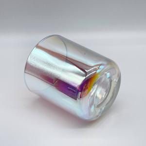 12 oz Clear Iridescent Candle Vessel